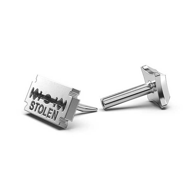 Stolen Girlfriends Club Stolen Razor Flat Back Earring - Single image number 2